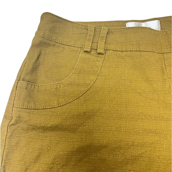 Elevenses Anthropologie Boho Tweed Brown Green Mid Rise Shorts Size 2 - Picture 4 of 10